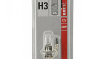 Bec Auto Halogen Pentru Far H3 55W 12V Unitec 9130...