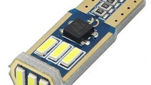 Bec Auto Led T10 4014 Cu 9 SMD Alb 12V CanBus JSUN...