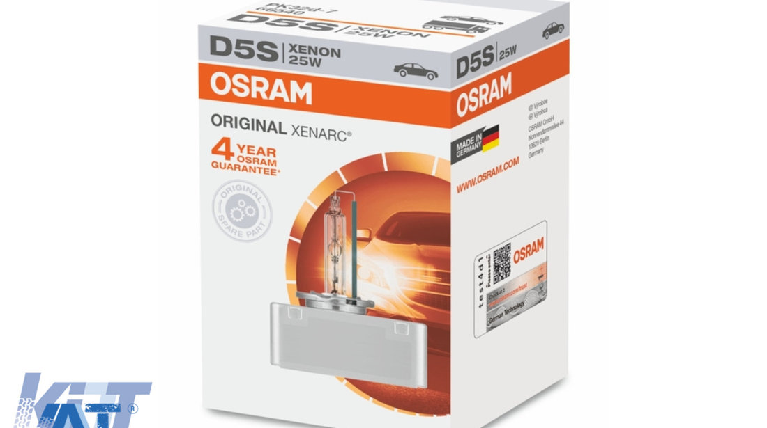 Bec Auto Xenon OSRAM XENARC ORIGINAL D5S 66540 25W 4400K