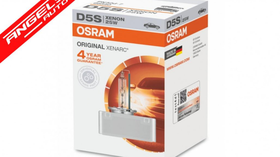 Bec Auto Xenon OSRAM XENARC ORIGINAL D5S (66540 25W) 4400K