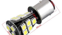 Bec BAY15D 18 Led Lux SMD 5730 Doua Faze CanBus 24...