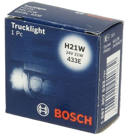 Bec Bosch H21W 24V 21W BAY9S Trucklight 1 987 302 533