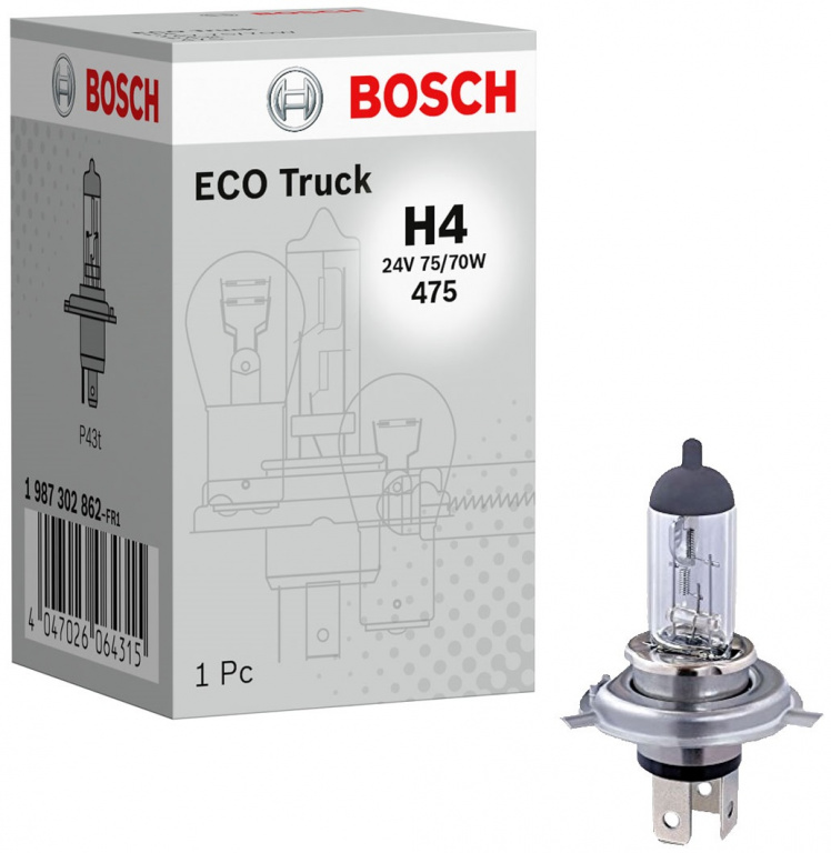 Bec Bosch H4 24V 75/70W Eco Truck 1 987 302 862