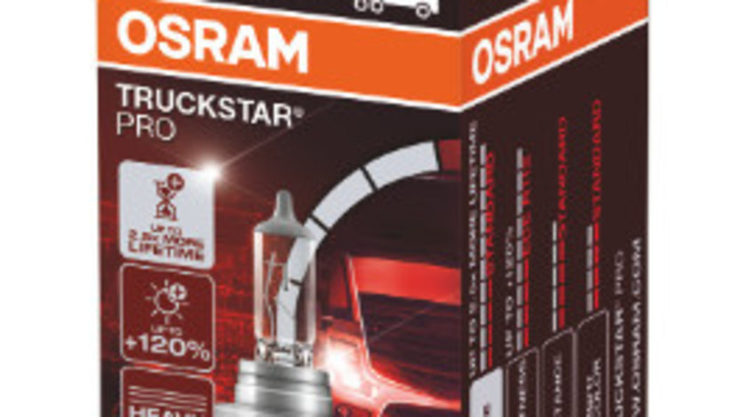 BEC CAMION 24V H7 70 W TRUCKSTAR PRO +120% NextGen OSRAM 64215TSP OSRAM