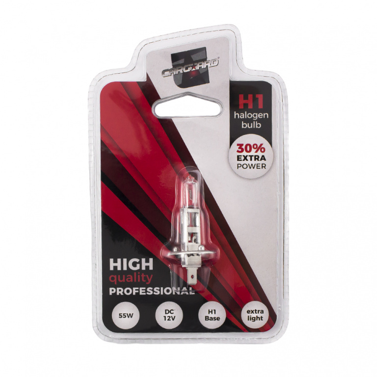Bec Carguard H1 12V 55W +30% Intensitate BHA001