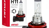 Bec Cu Halogen H11 12v 55w Filtru Uv (e4) Amio 011...