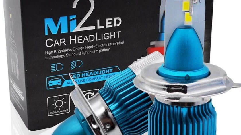 Bec cu Led H1, H7, H11 / 50W / 6000K/ Mini M2 ~ PROMOȚIE‼️