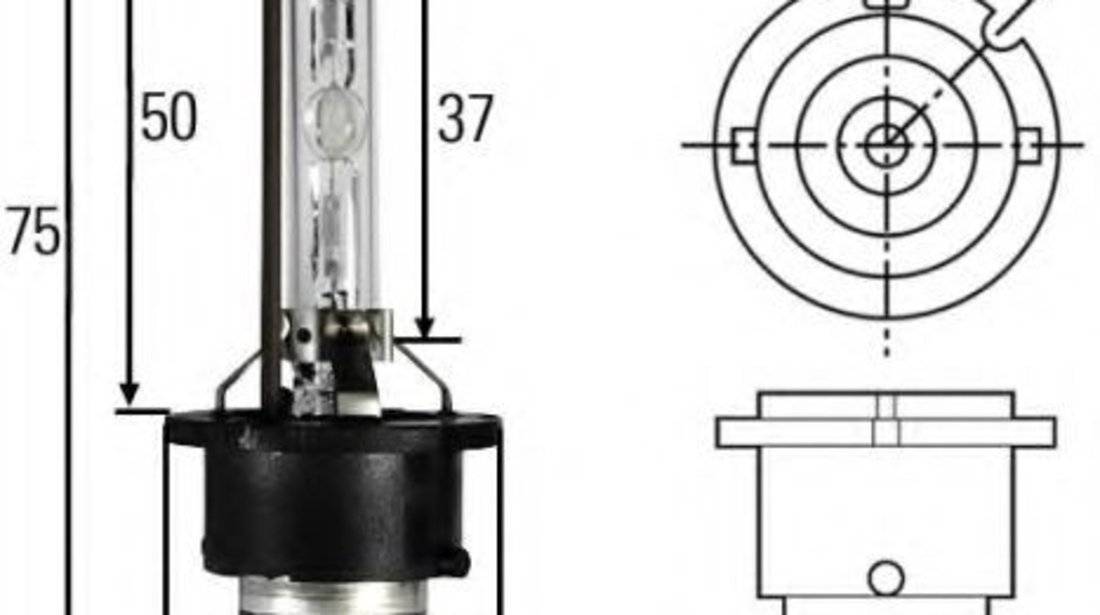 Bec, far de lucru MAZDA 5 (CR19) (2005 - 2016) HELLA 8GS 007 949-261 piesa NOUA