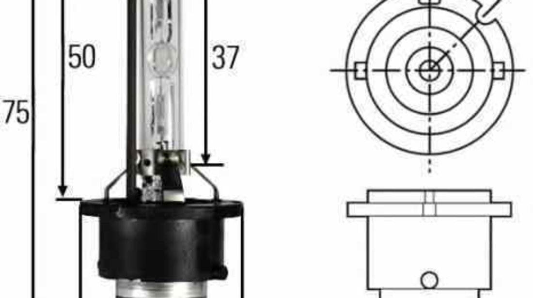 Bec far de lucru MERCEDES-BENZ SL R129 Producator HELLA 8GS 007 949-261