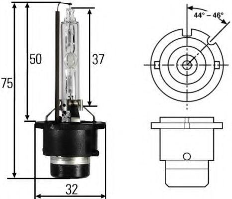 Bec, far de lucru SAAB 9-3 Combi (YS3F) (2005 - 2016) HELLA 8GS 007 949-261 piesa NOUA