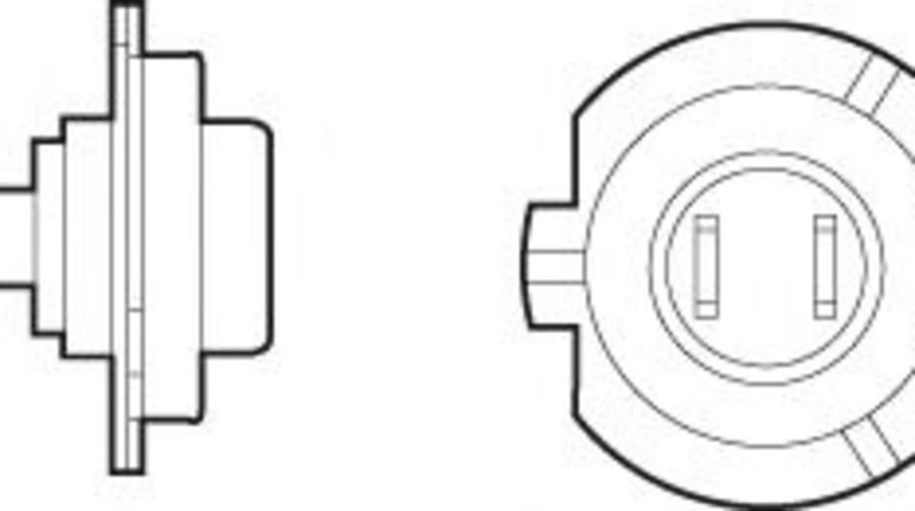 Bec, far faza lunga ALFA ROMEO 147 (937) (2000 - 2010) VALEO 032521 piesa NOUA