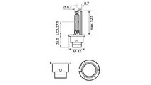 Bec far faza lunga Alfa Romeo GT (937) 2003-2010 #...