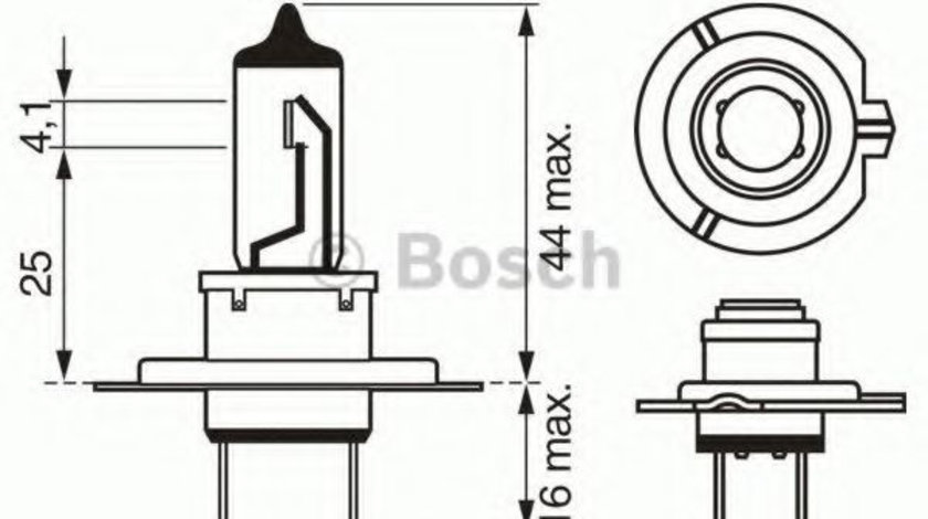 Bec, far faza lunga ALFA ROMEO GT (937) (2003 - 2010) BOSCH 1 987 302 071 piesa NOUA