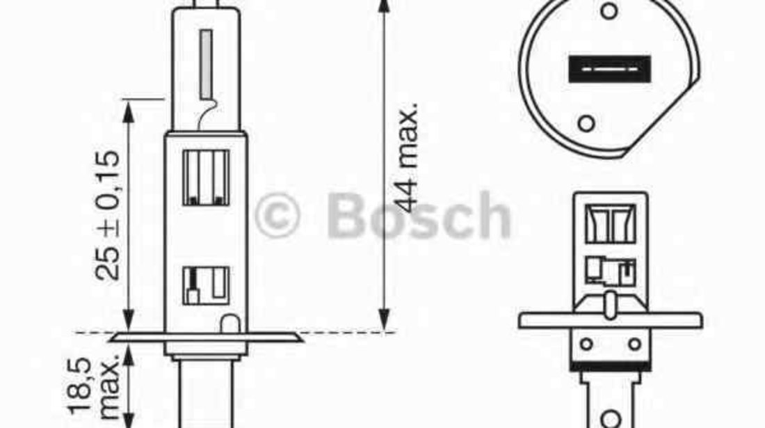 Bec, far faza lunga AUDI 80 (8C, B4) Producator BOSCH 1 987 302 015