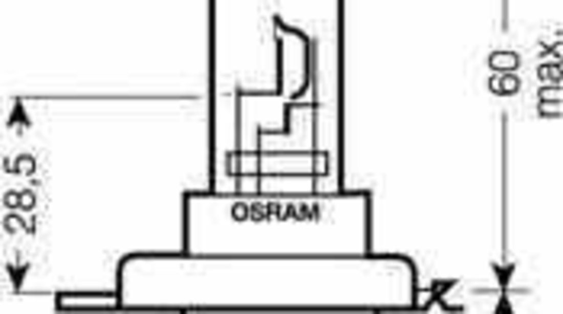 Bec far faza lunga AUDI 80 8C B4 Producator OSRAM 64193XR-02B