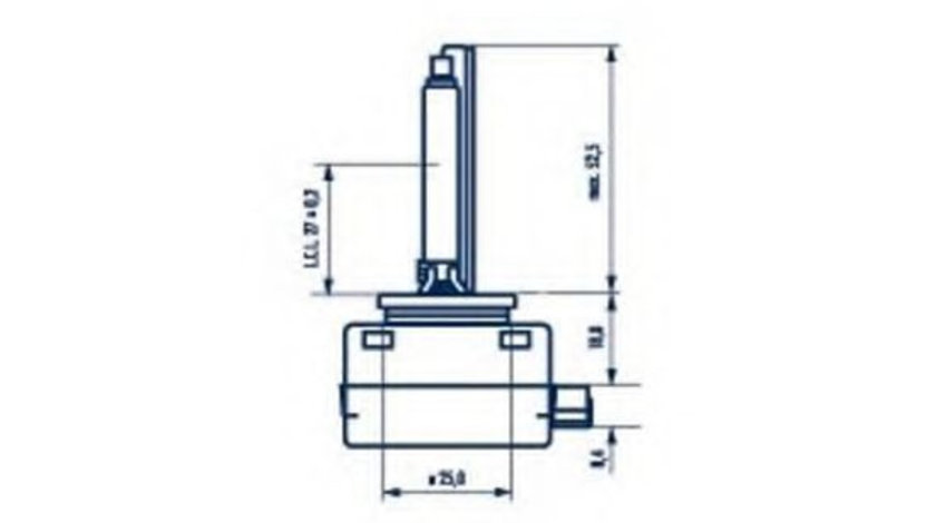 Bec, far faza lunga AUDI A3 Sportback (8PA) (2004 - 2013) NARVA 84010 piesa NOUA