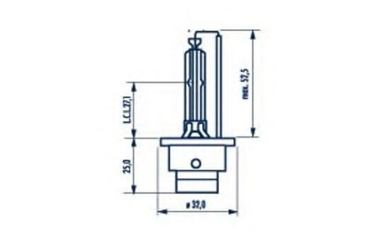 Bec, far faza lunga AUDI A4 (8E2, B6) (2000 - 2004) NARVA 84002 piesa NOUA