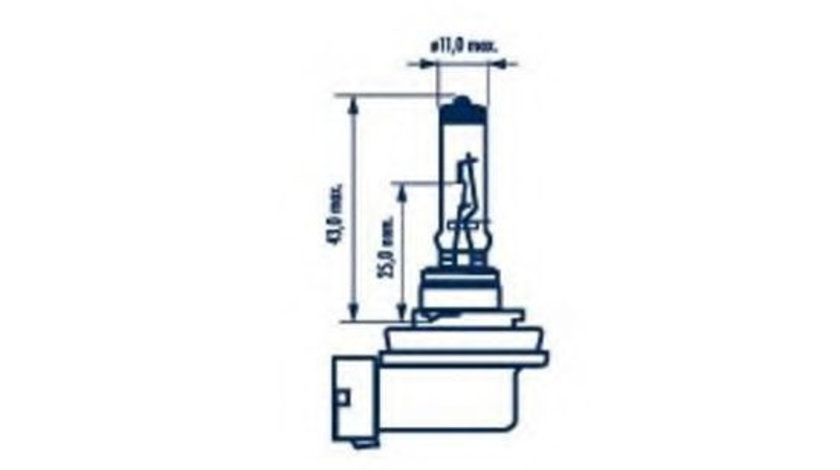 Bec, far faza lunga AUDI A4 (8E2, B6) (2000 - 2004) NARVA 48078 piesa NOUA