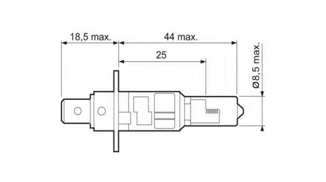 Bec far faza lunga Audi AUDI 200 Avant (44, 44Q) 1983-1991 #3 002551100000