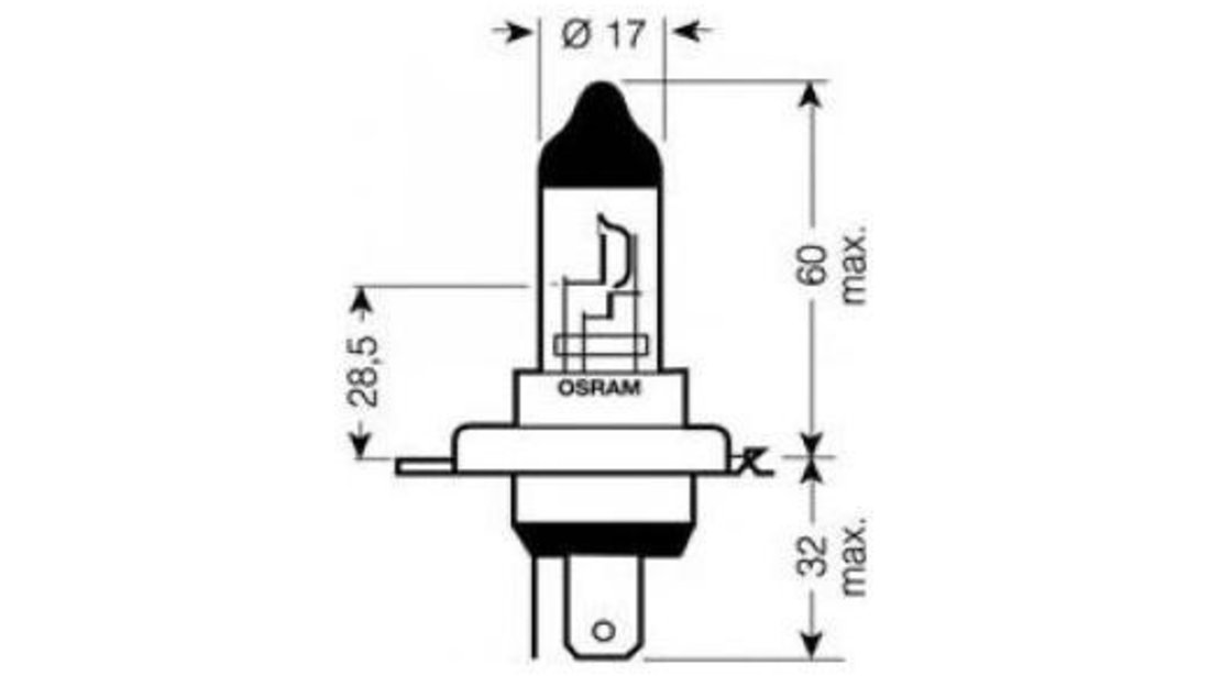 Bec far faza lunga Audi AUDI 80 (89, 89Q, 8A, B3) 1986-1991 #3 6419301B