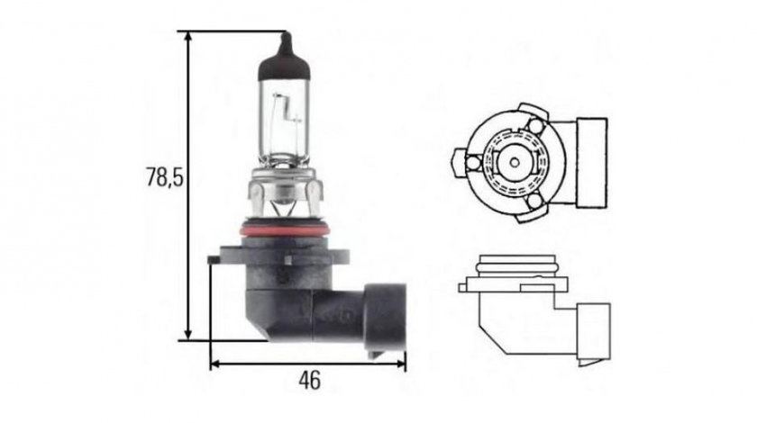 Bec far faza lunga BMW 5 (E39) 1995-2003 #3 005636121