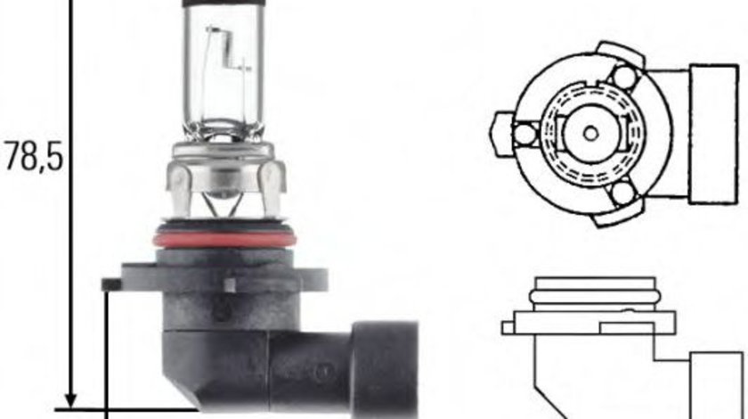 Bec, far faza lunga BMW Seria 3 Cupe (E46) (1999 - 2006) HELLA 8GH 005 636-121 piesa NOUA