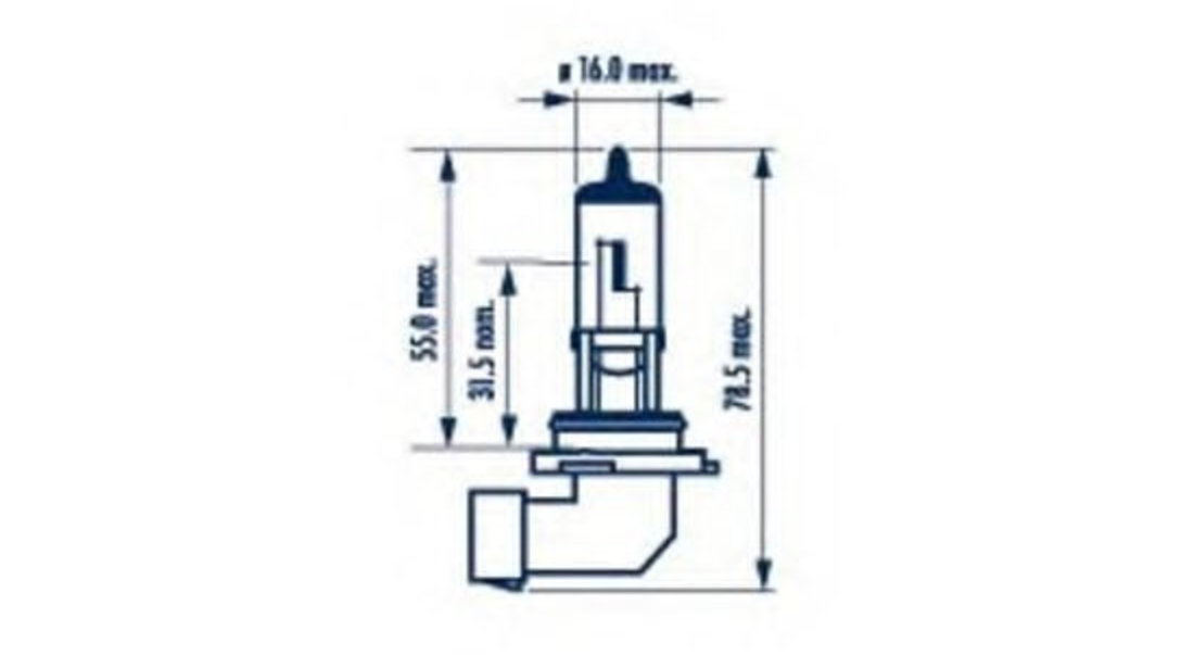 Bec, far faza lunga BMW Seria 5 (E60) (2003 - 2010) NARVA 48006 piesa NOUA