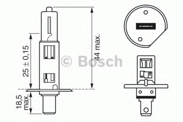 Bec, far faza lunga FIAT PUNTO (176) (1993 - 1999) BOSCH 1 987 302 013 piesa NOUA