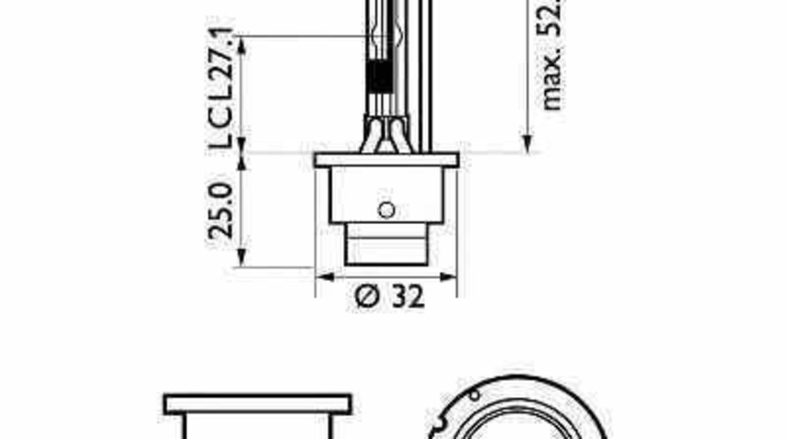 Bec far faza lunga FIAT STILO Multi Wagon 192 PHILIPS 85126XVC1