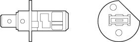 Bec, far faza lunga FORD FOCUS C-MAX (2003 - 2007) VALEO 032505 piesa NOUA