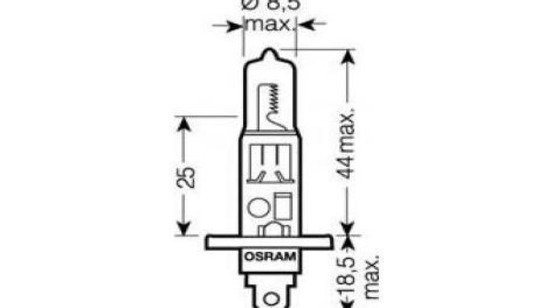 Bec far faza lunga Ford GRAND C-MAX (DXA/CB7, DXA/CEU) 2010-2016 #3 64150ULTHCB