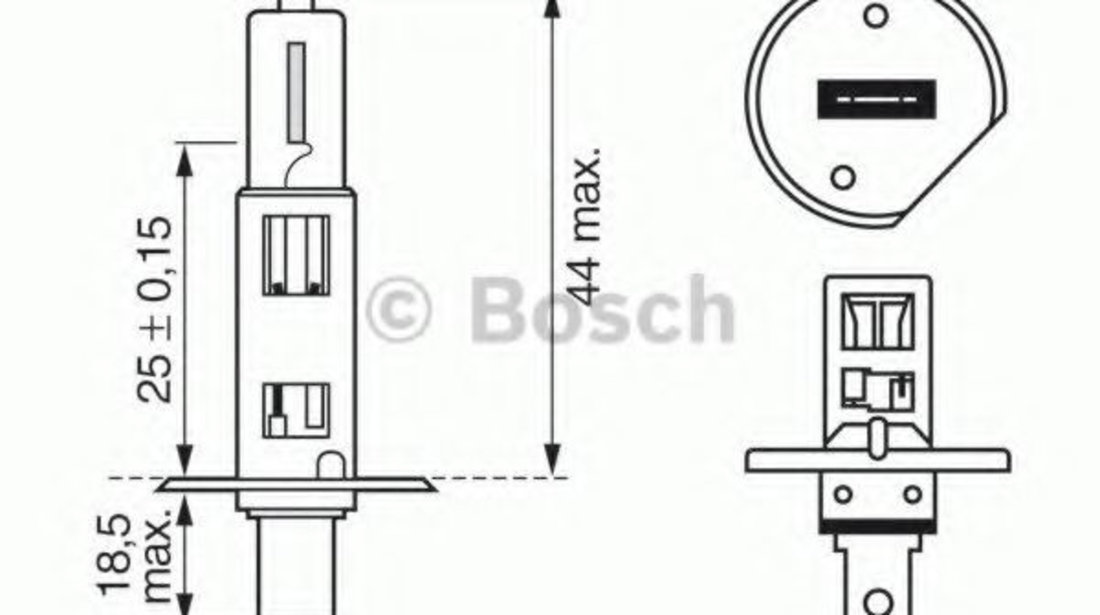 Bec, far faza lunga FORD TRANSIT CONNECT (P65, P70, P80) (2002 - 2016) BOSCH 1 987 302 013 piesa NOUA