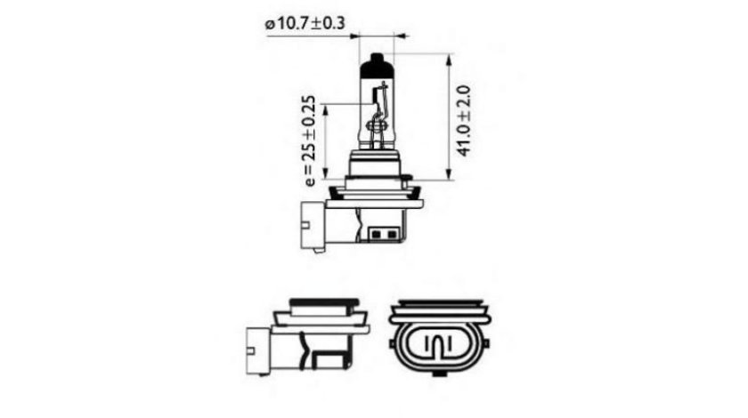 Bec far faza lunga Honda ACCORD VIII TOURER 2008-2016 #2 12362LLECOB1