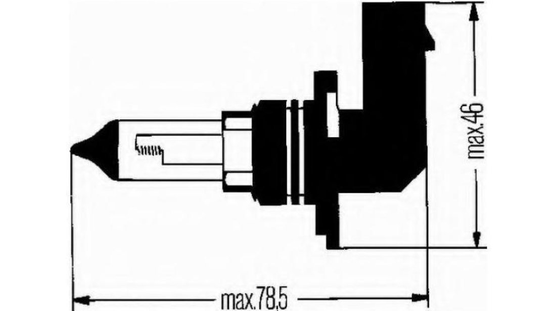 Bec far faza lunga Honda INTEGRA cupe (DC2, DC4) 1993-2001 #3 005636121