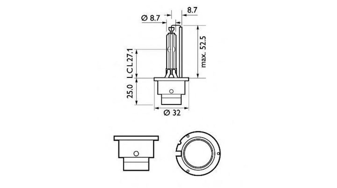 Bec far faza lunga Honda LEGEND Mk III (KA9) 1996-2016 #2 85122VIS1