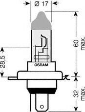 Bec, far faza lunga HYUNDAI MATRIX (FC) (2001 - 2010) OSRAM 64193ULT-01B piesa NOUA