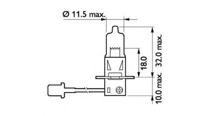 Bec far faza lunga Iveco EuroStar 1993-2002 #2 13336MDBVB1