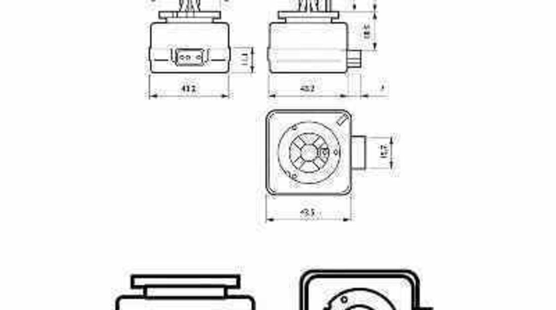 Bec far faza lunga MAN TGX PHILIPS 85409VIC1