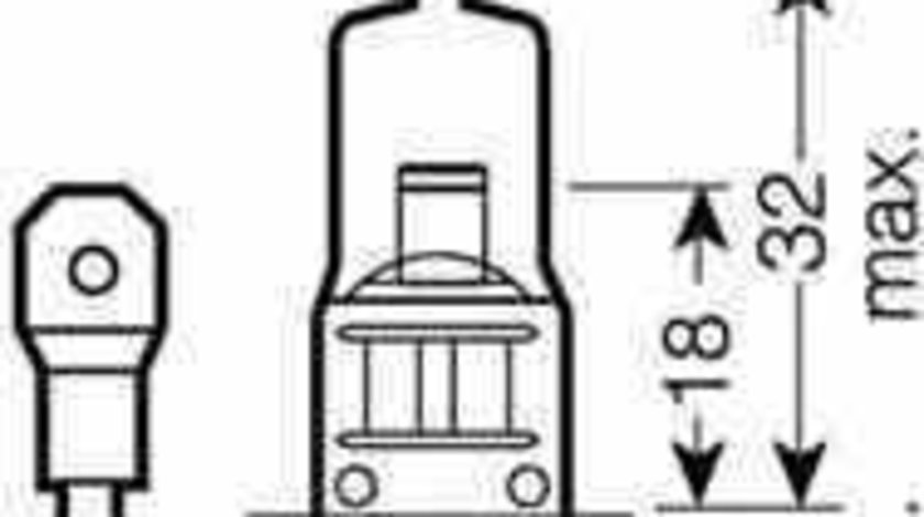 Bec far faza lunga MERCEDES-BENZ COUPE C124 Producator OSRAM 64151NBU