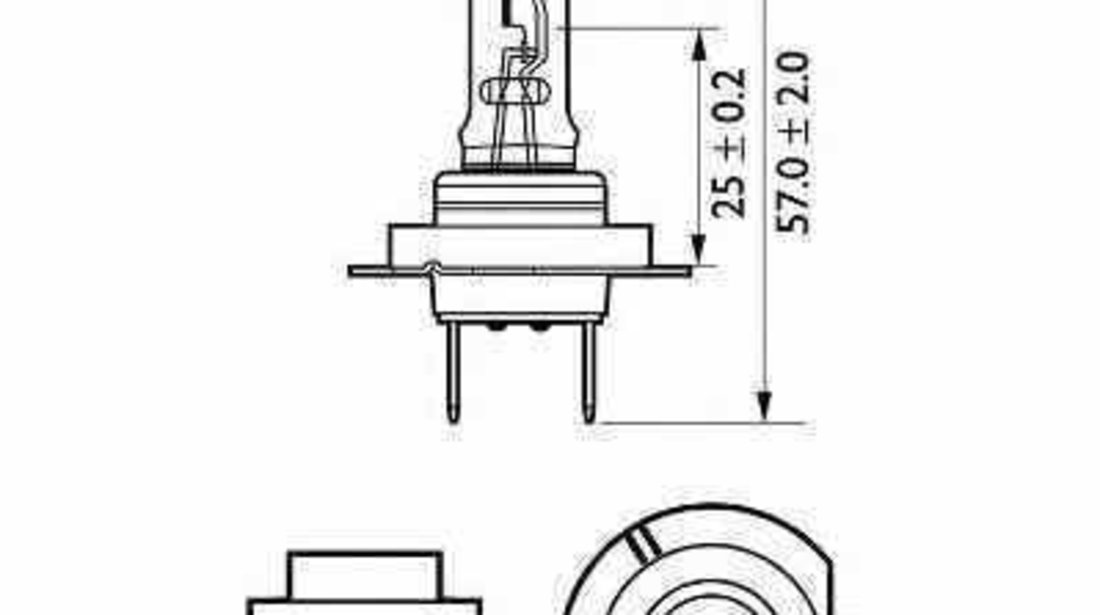 Bec far faza lunga MERCEDES-BENZ S-CLASS cupe C140 Producator PHILIPS 12972CVPPS2