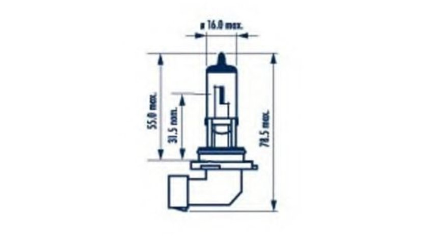 Bec, far faza lunga MERCEDES C-CLASS Sportscoupe (CL203) (2001 - 2011) NARVA 48006 piesa NOUA