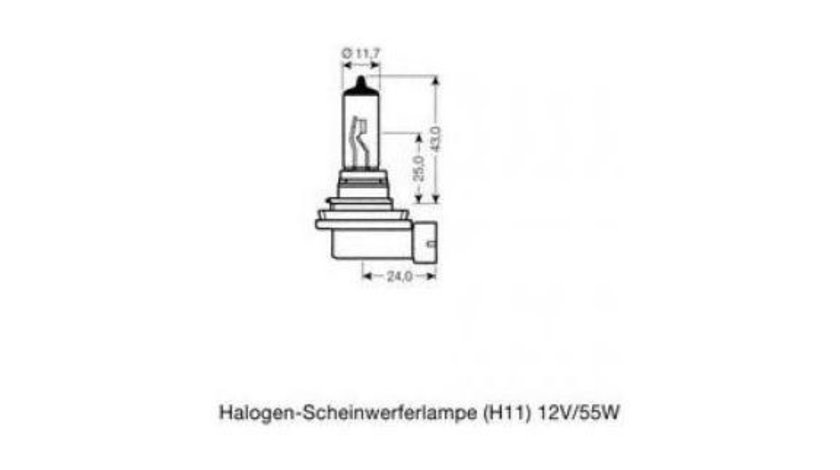 Bec far faza lunga Mercedes SPRINTER 3,5-t bus (906) 2006-2016 #3 6421101B