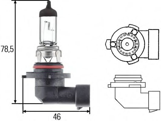 Bec, far faza lunga MERCEDES SPRINTER 5-t bus (2006 - 2016) HELLA 8GH 005 636-121 piesa NOUA