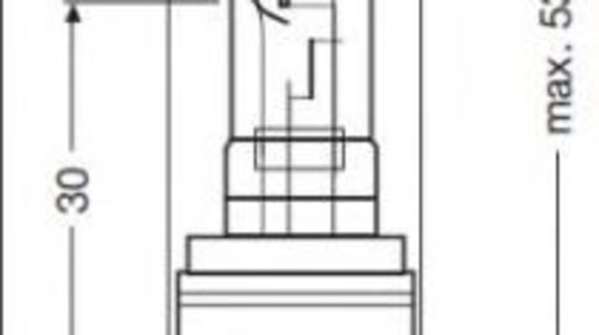 Bec, far faza lunga MERCEDES V-CLASS (W447) (2014 - 2016) OSRAM 64176 piesa NOUA