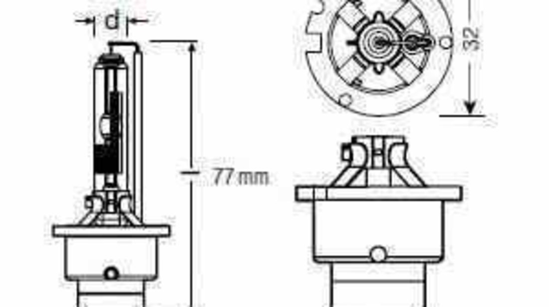 Bec far faza lunga MINI MINI R50 R53 OSRAM 66250