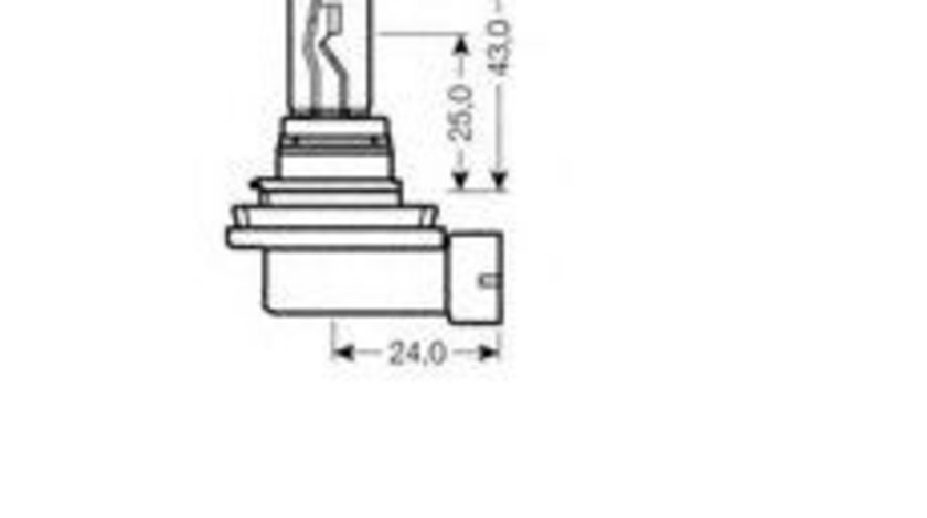 Bec, far faza lunga MITSUBISHI ASX (GA_W) (2010 - 2016) OSRAM 64211-01B piesa NOUA