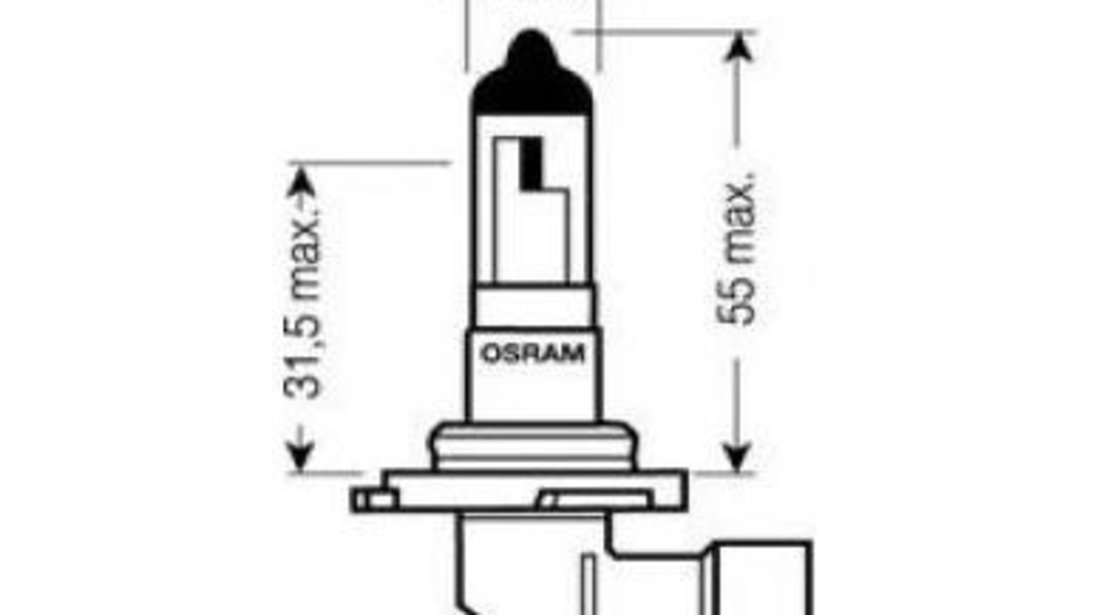 Bec far faza lunga Nissan MAXIMA QX (A32) 1994-2000 #2 9006