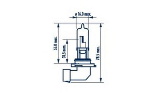 Bec, far faza lunga OPEL ASTRA G Combi (F35) (1998 - 2009) NARVA 48005 piesa NOUA