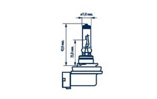 Bec, far faza lunga OPEL ASTRA G Combi (F35) (1998 - 2009) NARVA 48078 piesa NOUA