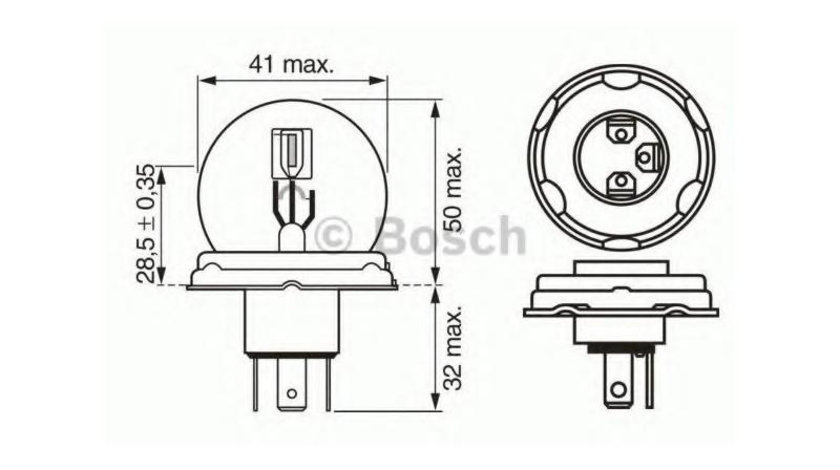 Bec far faza lunga Peugeot 309 (10C, 10A) 1985-1989 #2 12620